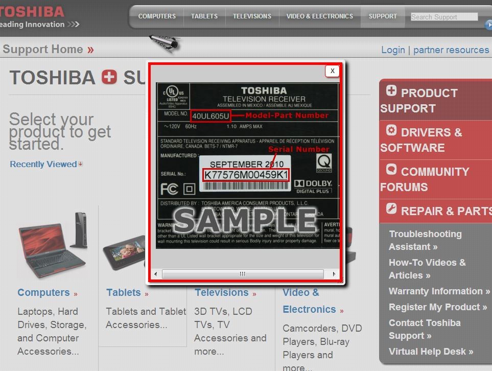 Toshiba firmware update tool