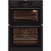 Get support for AEG IsoFrontPlus Integrated 60cm Double multifunctional Oven Black DE4043001B