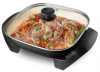 Oster Titanium Infused DuraCeramic 12 inch Square Electric Skillet in Black/Eggshell New Review
