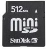 Get support for SanDisk SDSDM-512-A10M - Mini SD Flash Memory Card