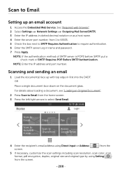how to set up scan to email dell
