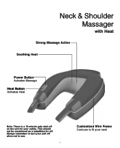 HoMedics Neck & Shoulder Massager With Heat, NMSQ-215 