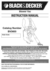 Troubleshooting - Black & Decker BDV090AU Instruction Manual [Page