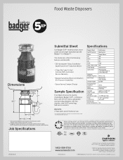 Insinkerator Badger 1 Manual